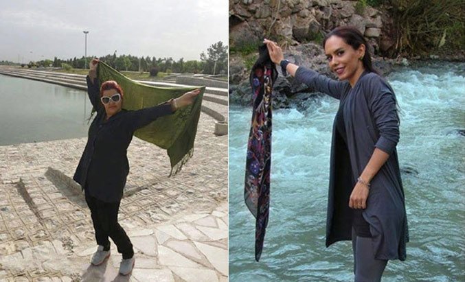 Image result for iranian women protest hijab